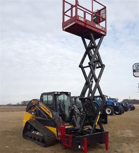 man lift for skid steer|skid steer lift attachments.